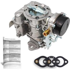 New 1 Barrel Carburetor For Ford YF Type Carter Carb for Ford 240 250 300 YF 6 Cylinder CIL Engine 1975-1982 D5TZ9510AG Replace # RSC-300A 6307S 6054 6055 6056 6057 6058 Automatic choke