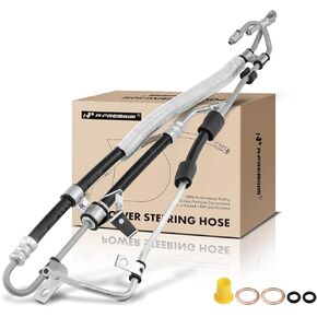 A-Premium Power Steering Pressure & Return Hoses Line Assembly Compatible with Toyota Sienna 1998 1999 2000 2001 2002 2003, 3.0L, Pump to Rack/Gear to Reservoir/Cooler
