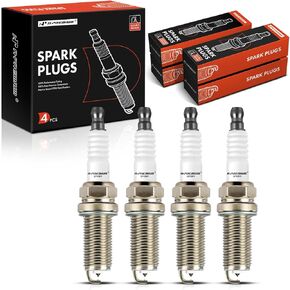 A-Premium Double Iridium Spark Plugs Compatible with Hyundai Sonata 2011-2014, Santa Fe Sport 2013-2015, Tucson 2014-2015 & Kia Optima 2011-2015, Sorento 2012-2014, Sportage 2014-2015, Pack of 4