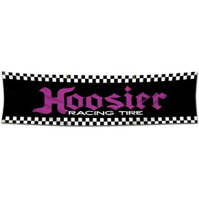 Flag Compatible with Hoosier Flag Banner Decor Motorcycle Racing 2x8ft Banner for Garage Man Cave Dorm Room