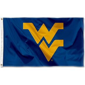 College Flags & Banners Co. West Virginia Mountaineers WVU Blue University Large