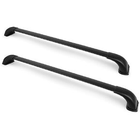 Autekcomma Roof Rack Cross Bars Compatible for Toyota Highlander 2014-2019 XLE/Limited & SE/LE/LE Plus/LE Hybrid,Made of Aluminum with Silver Painting Finishing (Sold as 1 Pair)
