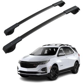 Roof Bars fit for Chevrolet Equinox 2018-2020 2021 2022 Aluminum Cross Bar Replacement for Rooftop Cargo Carrier Bag Luggage Kayak Canoe Bike Snowboard Skiboard