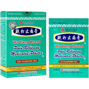 Wu Yang Pain Relieving Medicated Plaster External Analgesic by Solstice Medicine Company