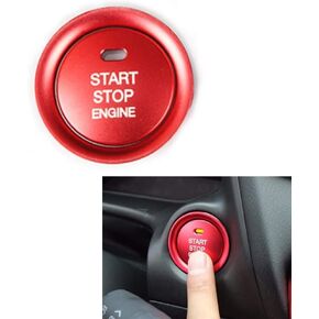Red Sport Print Interior Trim Gear Shift Knob Compatible with Mazda 3 6 CX-3 CX-5 CX-9 (Gear Shift Knob Emblem)