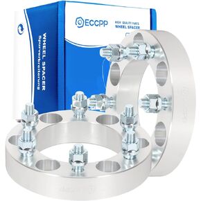 ECCPP 2X 1 inch 6x5.5 to 6x5.5 Wheel Spacer 6x139.7mm to 6x139.7mm Bolt On 12x1.5 Studs W/24 Lug Nuts (2) for 2008-2012 for Ch-evr-olet Colorado for GMC Canyon Censor for to-yo-ta 4-Runner FJ Cruiser in Saudi Arabia