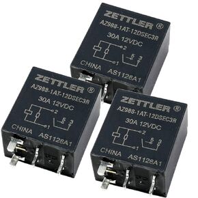 (Pack of 3) 12V 30A Relay for Ram Trailer Tow Lights, Replaces The VFM-21F42-S01