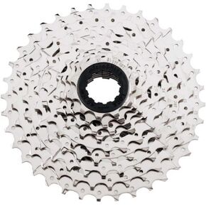 microSHIFT H09 Cassette - 9 Speed, 11-28t, Silver, Nickel Plated