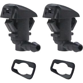 Windshield Washer Nozzles Wiper Spray Replacement Fit For 08-12 Ford Fusion Mercury Milan Lincoln MKZ.OEM#:8E5Z17603A.(2PCS)