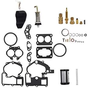 WFLNHB Carburetor 3302-804844002 3.0 4.3 5.0 Repair Kit replacement for Mercruiser Marine 2Barrel