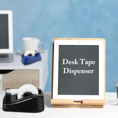 9 Pack Desktop Tape Dispenser Tape Roll Dispenser Cute Office Tape Dispenser Non Skid Base Tape Dispensers One Hand Operation Desk Tape Dispenser for Office Home School (Tape Not Included) in Saudi Arabia