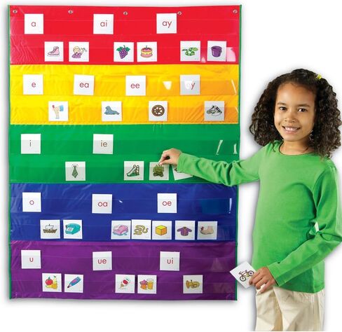 مخطط جيب قوس قزح من Learning Resources، لوازم الفصل الدراسي أو المدرسة المنزلية، للأعمار من 4 سنوات فما فوق in Saudi Arabia