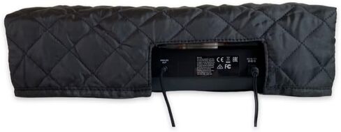 غطاء غبار مزدوج مبطن قابل للدوران باللون الأسود، يناسب Audio-Technica ATLP60X in Saudi Arabia