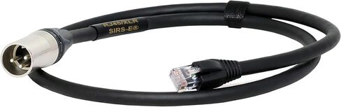 SIRS-E DMX XLR 3 دبوس ذكر إلى RJ45 ذكر 3 أقدام مهائي كابلات لإضاءة LED أجهزة فك التشفير DMX512 in Saudi Arabia