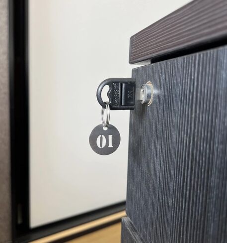 علامات تعريف أرقام مجوفة 25 مم 304 علامات مفاتيح من الفولاذ المقاوم للصدأ مع حلقة 10 قطع، حلقات مفاتيح مرقمة - من 51 إلى 100 in Kuwait