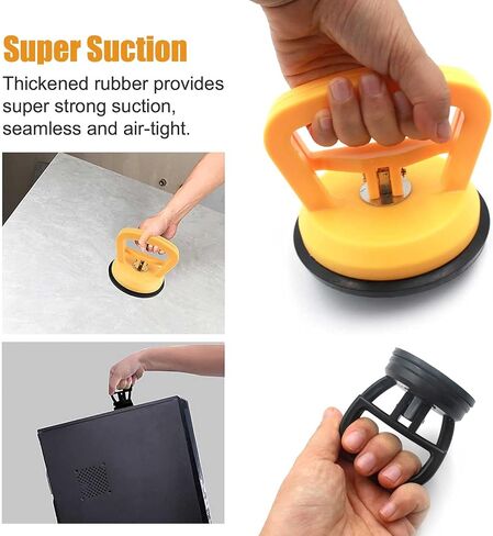 أداة سحب انبعاجات السيارة - مجموعة إزالة انبعاجات الشفط الكبيرة، رافع مقبض زجاجي قوي لإزالة الانبعاجات تلقائيًا، لإصلاح انبعاجات السيارة والبلاط الزجاجي ورفع الجرانيت (3 عبوات) in Kuwait