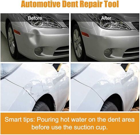 أداة سحب انبعاجات السيارة - مجموعة إزالة انبعاجات الشفط الكبيرة، رافع مقبض زجاجي قوي لإزالة الانبعاجات تلقائيًا، لإصلاح انبعاجات السيارة والبلاط الزجاجي ورفع الجرانيت (3 عبوات) in Kuwait