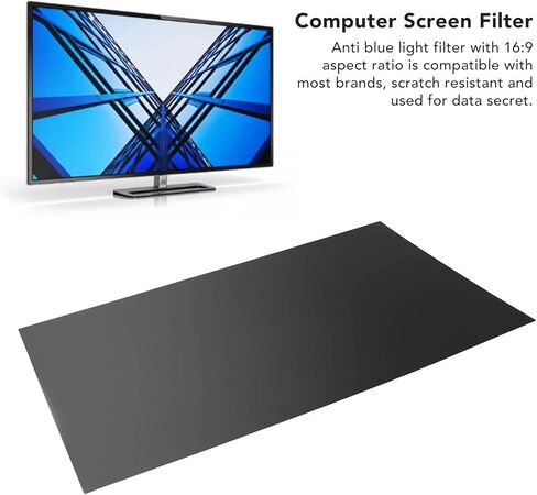 مرشح شاشة خصوصية الكمبيوتر Yoidesu، 21.5 بوصة مضاد للضوء الأزرق بنسبة عرض إلى ارتفاع 16:9، فيلم كمبيوتر مضاد للخدش ومضاد للخدش، لوحة حماية للشاشة in Kuwait