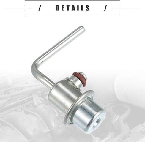 Motoforti Fuel Injection Pressure Regulator, for Hyundai Tucson 2005-2009, Metal, No.313802E000, Silver Tone in Saudi Arabia