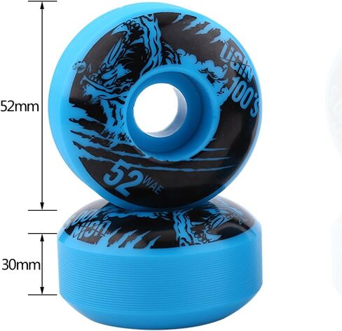 عجلات لوح التزلج، عجلات لوح التزلج الكلاسيكية عالية الأداء والمتانة من البولي يوريثان كروزر لونج بورد in Kuwait