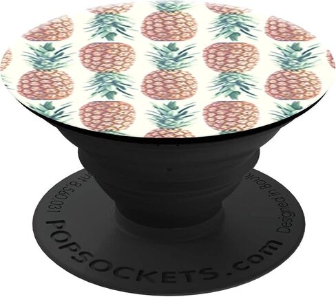 PopSockets: قبضة وحامل قابلان للطي للهواتف والأجهزة اللوحية - نمط الأناناس in Saudi Arabia