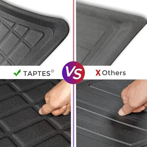 TAPTES حصير صندوق السيارة الخلفي حصيرة البضائع لملحقات الطراز Y 2024 2023 2022 2021 2020، حماية شاملة من بطانة البضائع المقاومة للماء - مناسبة لـ 5 مقاعد in Kuwait