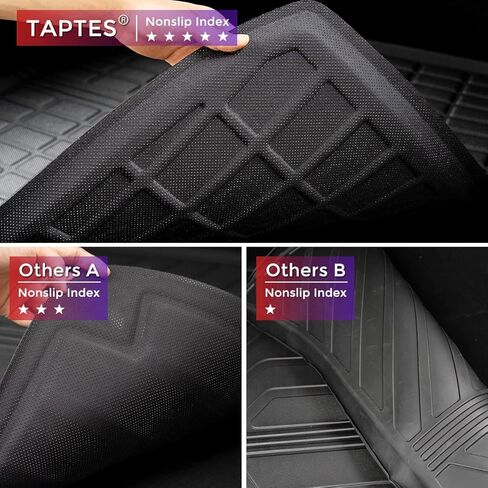 TAPTES حصير صندوق السيارة الخلفي حصيرة البضائع لملحقات الطراز Y 2024 2023 2022 2021 2020، حماية شاملة من بطانة البضائع المقاومة للماء - مناسبة لـ 5 مقاعد in Kuwait