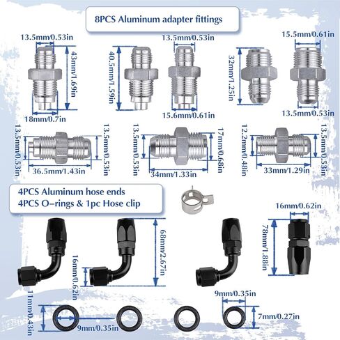551082 طقم خرطوم مضخة التوجيه العالمي لـ LS Swap LS1 LS3 in Saudi Arabia