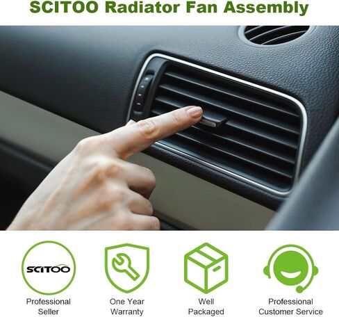 أجزاء مروحة التبريد الكهربائية بمقبض مروحة SCITOO متوافقة مع 2006-2011 لسيارة Ford Explorer 2007-2010 Ford Explorer Sport Trac 2006-2010 Mercury Mountaineer in Saudi Arabia