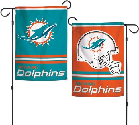 NFL Miami Dolphins WCR08372013 Garden Flag, 11" x 15" in Saudi Arabia