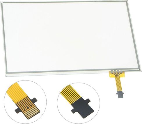 الملاحة شاشة تعمل باللمس لوحة زجاجية محول الأرقام صالح لتويوتا كامري راديو 2015 2016 2017 7.0 بوصة ستيريو شاشة LCD Entune نظام الصوت التحكم في المناخ MFD إصلاح تحديث ثابت GZTAUTO in Kuwait