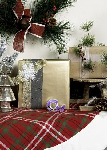 Scotch Gift Wrap Tape, 3 Rolls, The Go-to Tape for The Holidays, 3/4 x 300 Inches, Dispensered (311) in Saudi Arabia