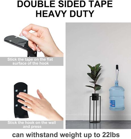 Double Sided Tape Heavy Duty, Nano Double Sided Adhesive Tape, Clear Tough Mounting Tape Picture Hanging Strips, Removable Wall Tape Sticky Poster Tape Decor (Pack of 2, Total 240 Inch) in Saudi Arabia