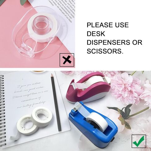 شريط YINUOYOUJIA 16 لفة أبيض، تطبيقات عديدة، مصمم للإصلاح، مثالي للمنزل والمكتب والمدرسة - 3/4 × 1000 بوصة in Kuwait