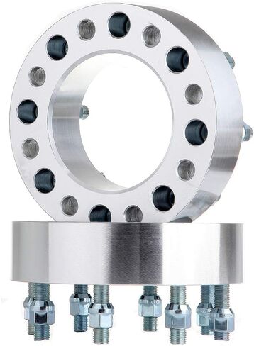 ECCPP 4 قطعة 2 بوصة فواصل العجلات 50 مللي متر 8x6.5 إلى 8x6.5 117 مللي متر CB يناسب 1999-2004 لسييرا 2500 | 2001-2010 يوكون XL 2500 | 1997-2010 لسافانا 2500 3500 in Saudi Arabia