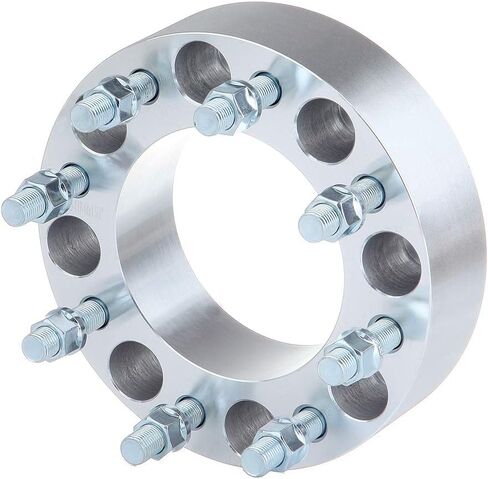 ECCPP 4 قطعة 2 بوصة فواصل العجلات 50 مللي متر 8x6.5 إلى 8x6.5 117 مللي متر CB يناسب 1999-2004 لسييرا 2500 | 2001-2010 يوكون XL 2500 | 1997-2010 لسافانا 2500 3500 in Saudi Arabia