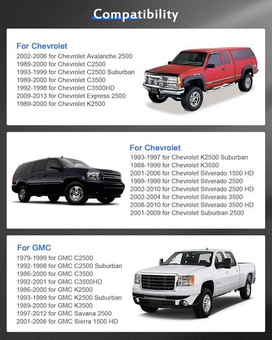 ECCPP 4 قطعة 2 بوصة فواصل العجلات 50 مللي متر 8x6.5 إلى 8x6.5 117 مللي متر CB يناسب 1999-2004 لسييرا 2500 | 2001-2010 يوكون XL 2500 | 1997-2010 لسافانا 2500 3500 in Saudi Arabia