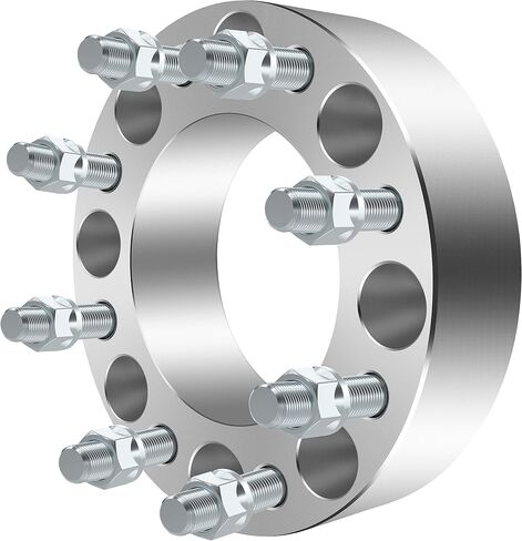 ECCPP 4 قطعة 2 بوصة فواصل العجلات 50 مللي متر 8x6.5 إلى 8x6.5 117 مللي متر CB يناسب 1999-2004 لسييرا 2500 | 2001-2010 يوكون XL 2500 | 1997-2010 لسافانا 2500 3500 in Saudi Arabia