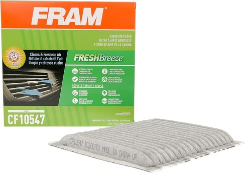 FRAM Fresh Breeze Cabin Air Filter with Arm & Hammer Baking Soda, CF10547 for Ford Vehicles in Saudi Arabia
