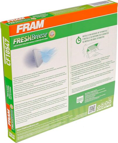 FRAM Fresh Breeze Cabin Air Filter with Arm & Hammer Baking Soda, CF10547 for Ford Vehicles in Saudi Arabia