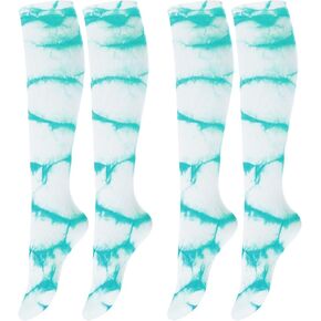Liitrsh 2 Pairs Cotton Soccer Socks Soft over The Calf Crew Sports Socks for Youth Unisex Women Men