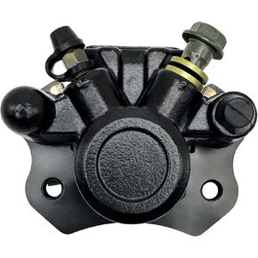 Brake Caliper Compatible with 90cc 110cc 125cc 150cc 200cc ATV Go Kart Coleman kt196 yerf dog gx150 Taotao Kazuma Roketa Sunl Baja RTK200 Dune Buggy (Black)