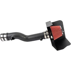 PHILTOP 3" Cold Air Intake Kit System + Heat Shield Compatible with Toyota Tacoma 2016 2017 2018 2019 2020 2021 2022 2023 V6 3.5L, High Performance, Red