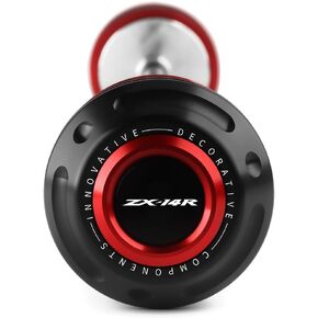 Motorcycle Front Axle Fork Wheel Falling Protection CNC Compatible with K.AWASAKI Ninja ZX14R 2012-2020 2021 2022 2023 2024 ZX-14R ZX 14R Accessories (Red)