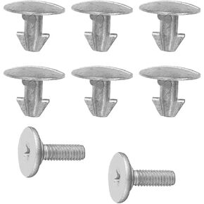 Car Engine Splash Shield Hardware Kit, Engine Lower Cover Pin Screw Bolt, Radiator Access Clip, Skid Plate&Oil Pan Protection Accessories, Replace 90674-TY2-A01 90105-TBA-A00 (8PCS)