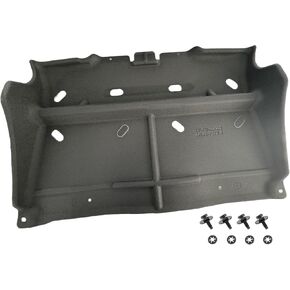 ML3Z-7222-D Splash Panel Shield Under Diaper Gas Motor Compatible with Ford F150 2015-2020 with Gasoline Engine Replace ML3Z7222D (Not Fit Raptor Model/Not Fit 3.0L Diesel) Black Splash Guard