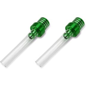 2PCS Breather Hose Gas Fuel Tank Cap, Fuel Tank Vent, CNC One Way Tank Valve Vent Tube with Aluminum Cap, Universal Car Accessories Tube Hose Breather Cap for ATV Quad CRF Pit Dirt Bike