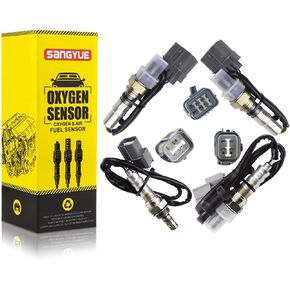 4X Oxygen O2 Sensor for 2003 2004 2005 2006 Acura MDX 3.5L; 2005-2006 Honda Odyssey 3.5L Upstream + Downstream