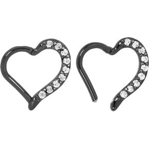 365 Sleepers 316L Surgical Steel Hypoallergenic 16g Love Gem Gem المجوهرات الحاجز المفصلية حلقة خاتم الجسم خارقة الشفاه الحلزونية اللولب الراك