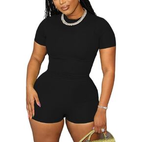 HBQ Women 2 قطعة من قمم المحاصيل السببية وراكب الدراجة النارية PodyCon Tracksuits مجموعات التمرين
